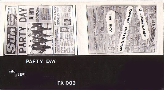 Party Day - second demo tape FX003