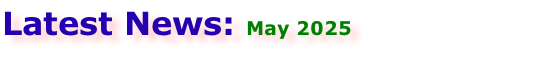 Latest News: May 2025